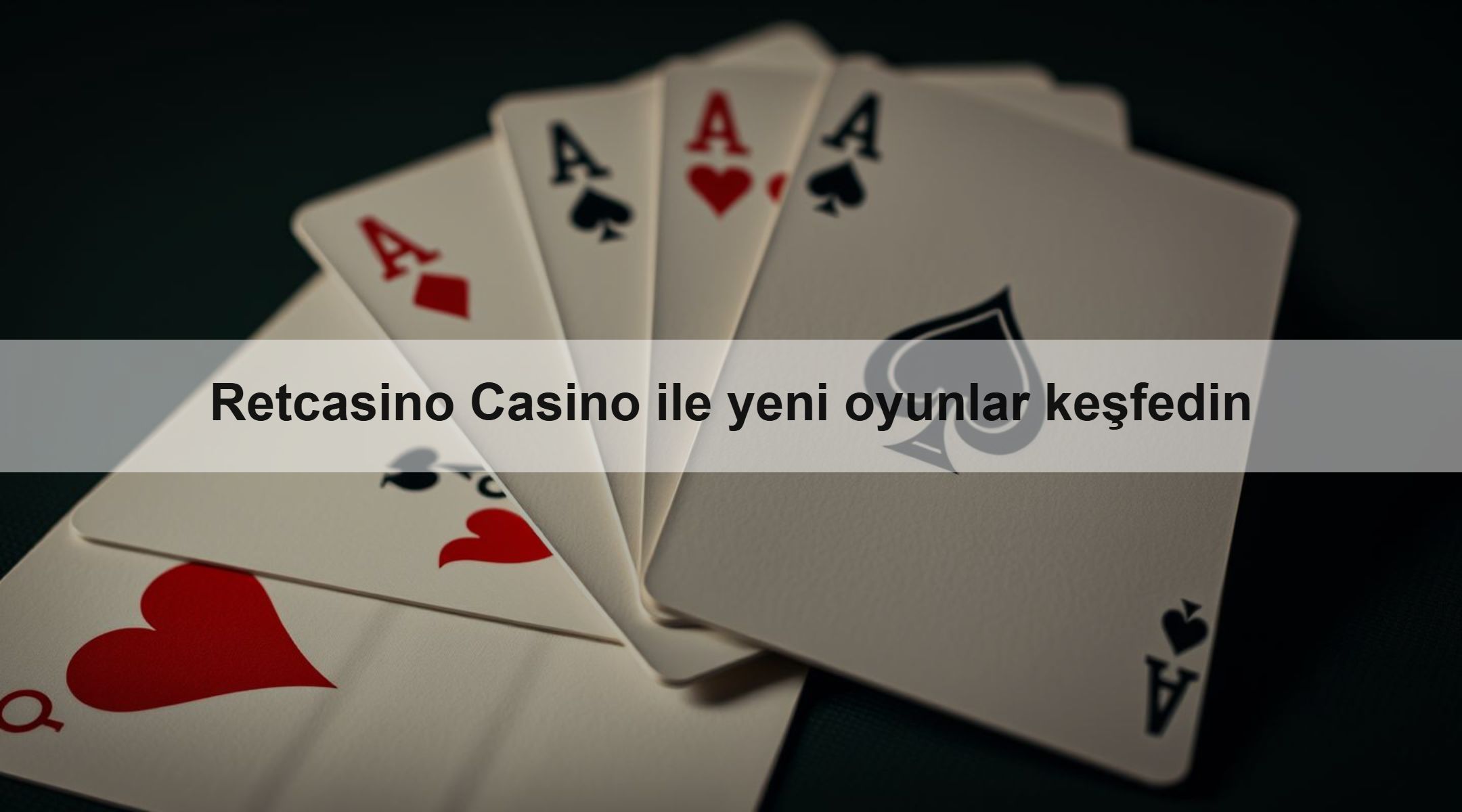 Retcasino Casino ile yeni oyunlar keşfedin